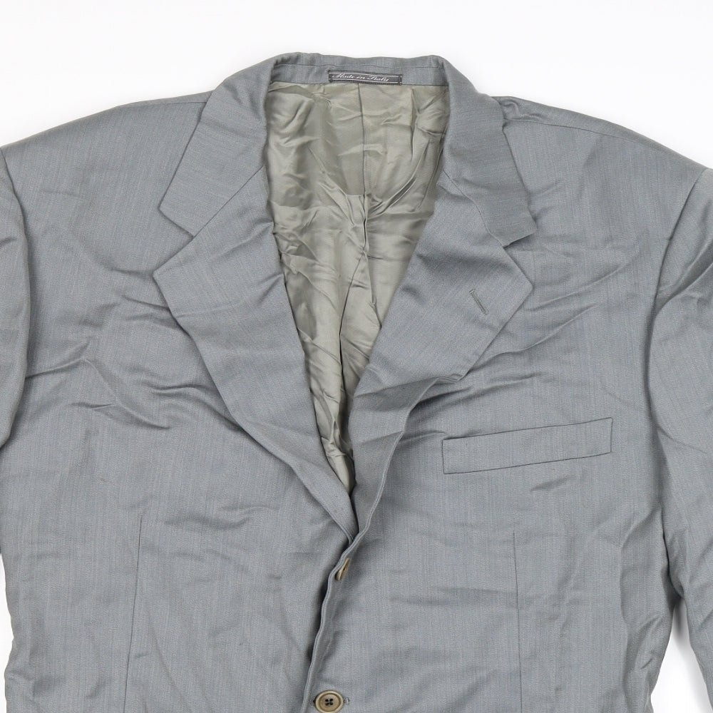Corneliani Mens Grey   Jacket Suit Jacket Size 40