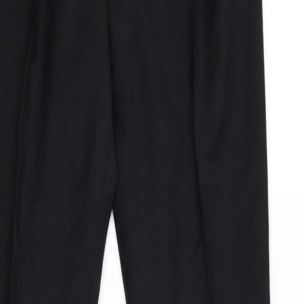 david moss Mens Black   2 Piece Suit Size 46 L30 in