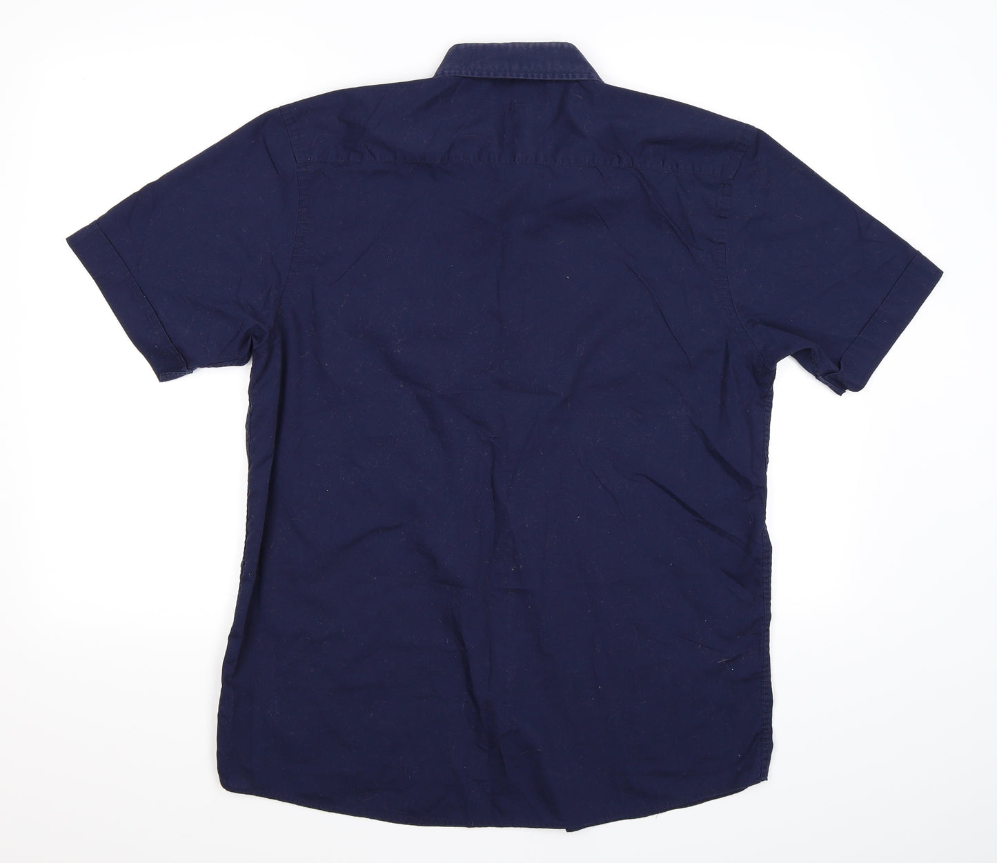 gero Mens Blue    Button-Up Size L