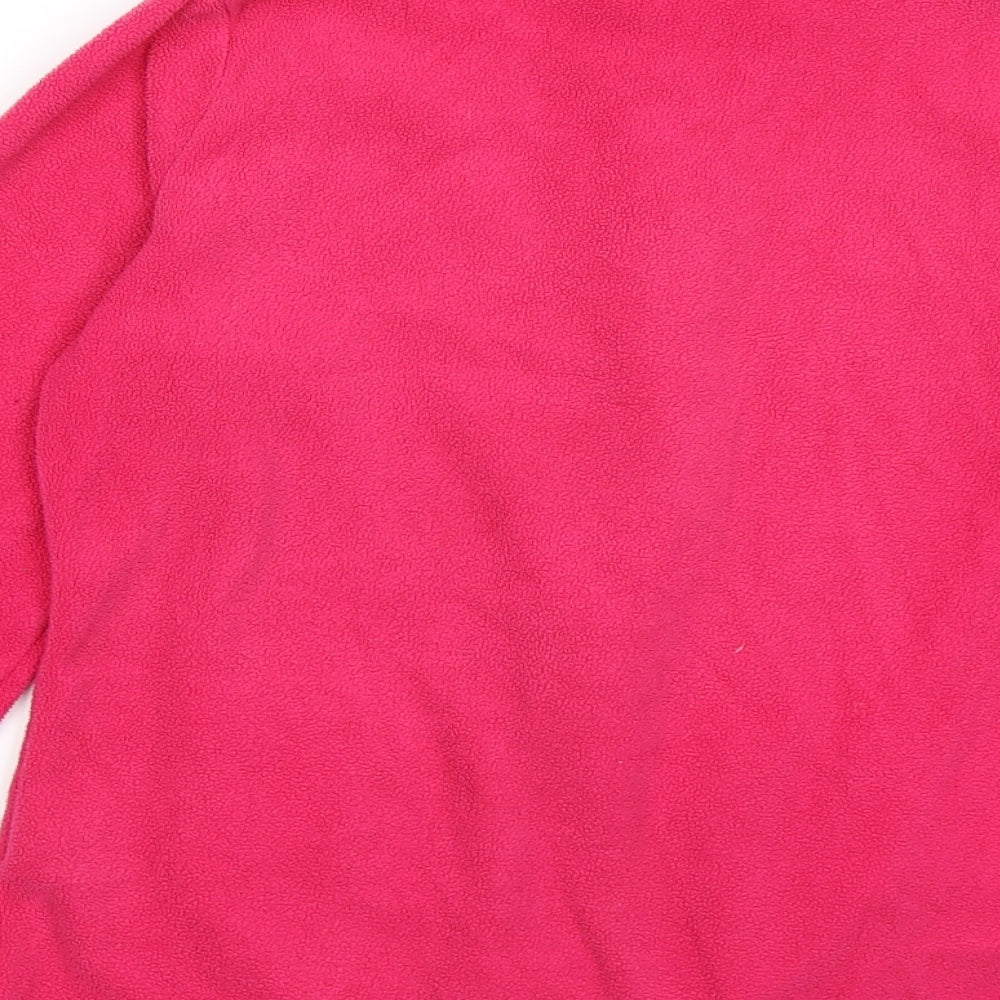 Marks and Spencer Womens Pink  Fleece Jacket  Size 8