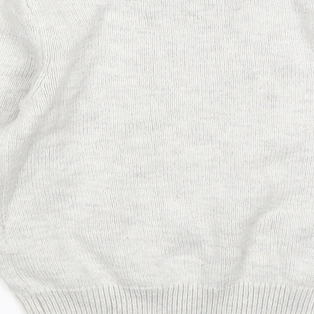 Gap Boys Grey  Knit Pullover Jumper Size 3 Years  - halloween monster
