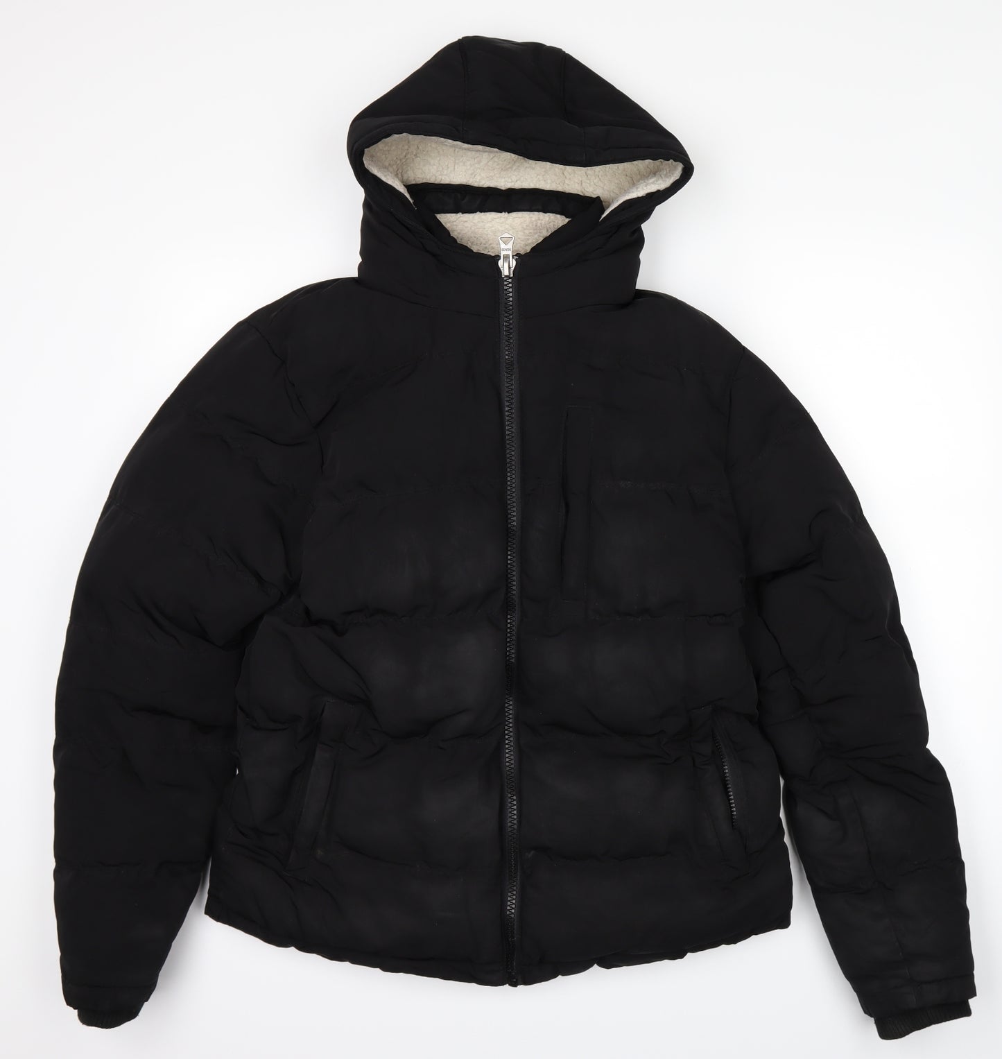SoulCal&Co Mens Black   Puffer Jacket Coat Size S