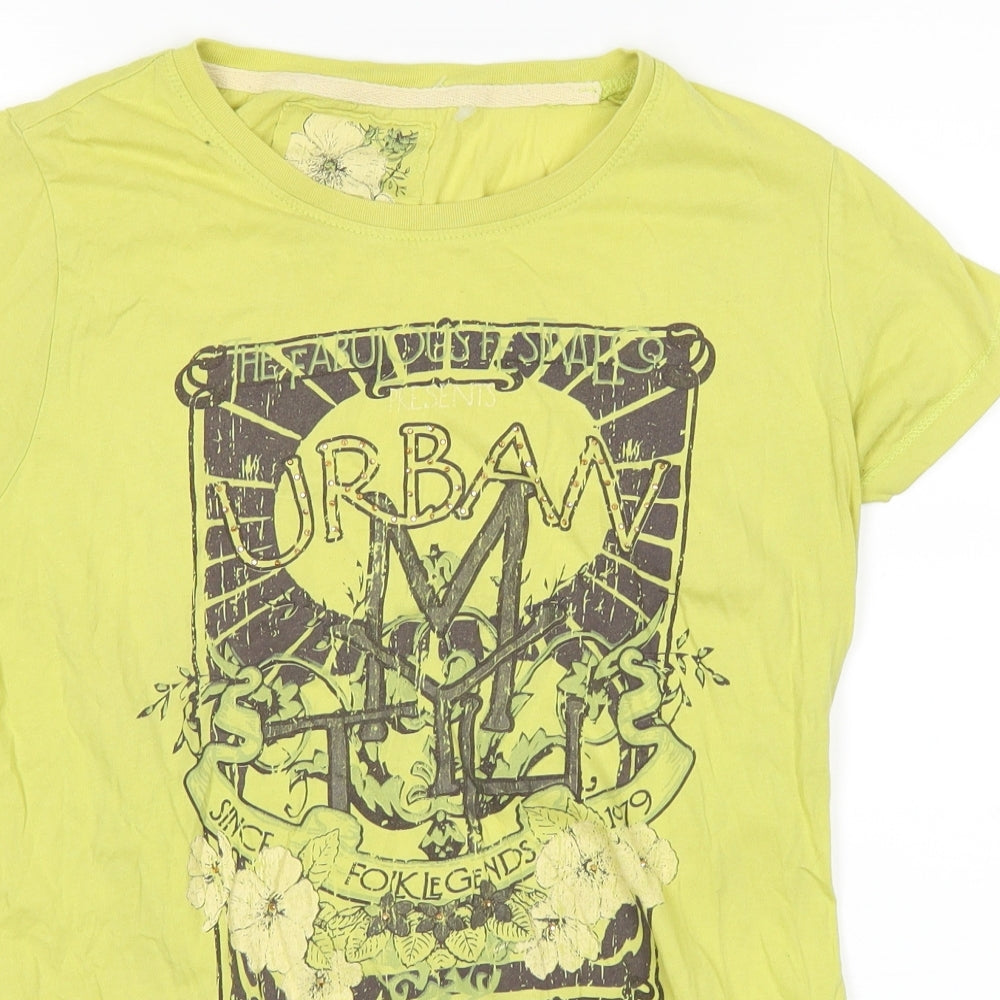 TU Womens Yellow   Basic T-Shirt Size 14