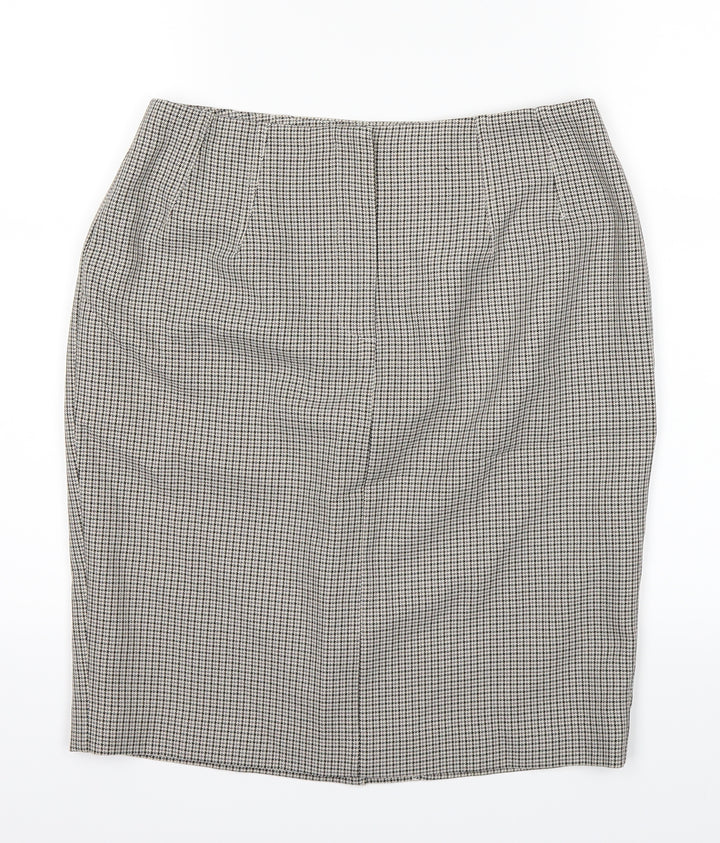 Marks and Spencer Womens Brown A-Line Skirt Size 10