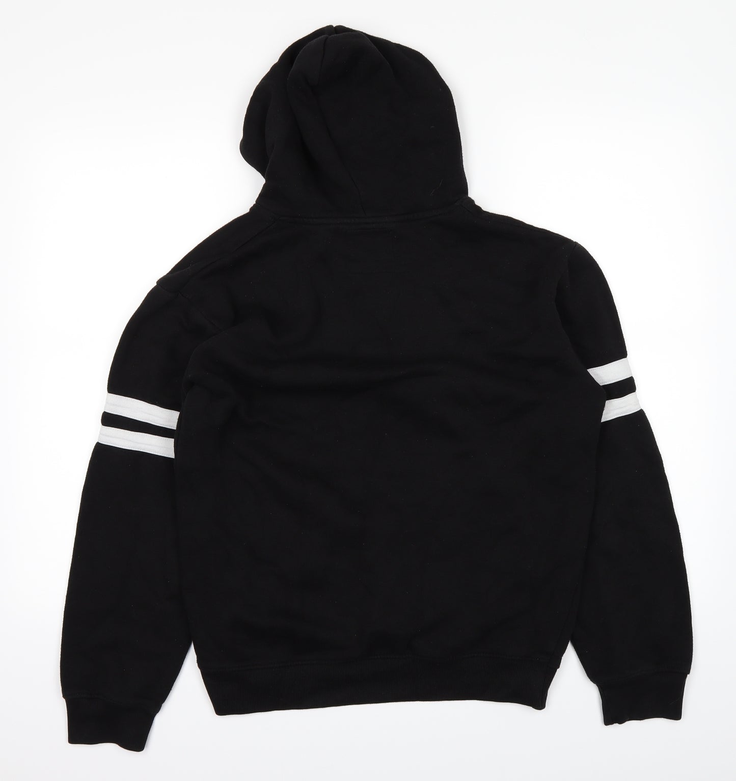 Boohoo Mens Black   Pullover Hoodie Size M