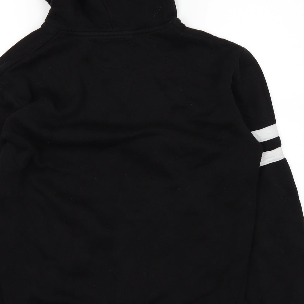 Boohoo Mens Black   Pullover Hoodie Size M
