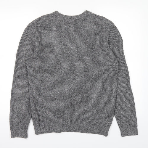 H&M Mens Grey   Pullover Jumper Size M