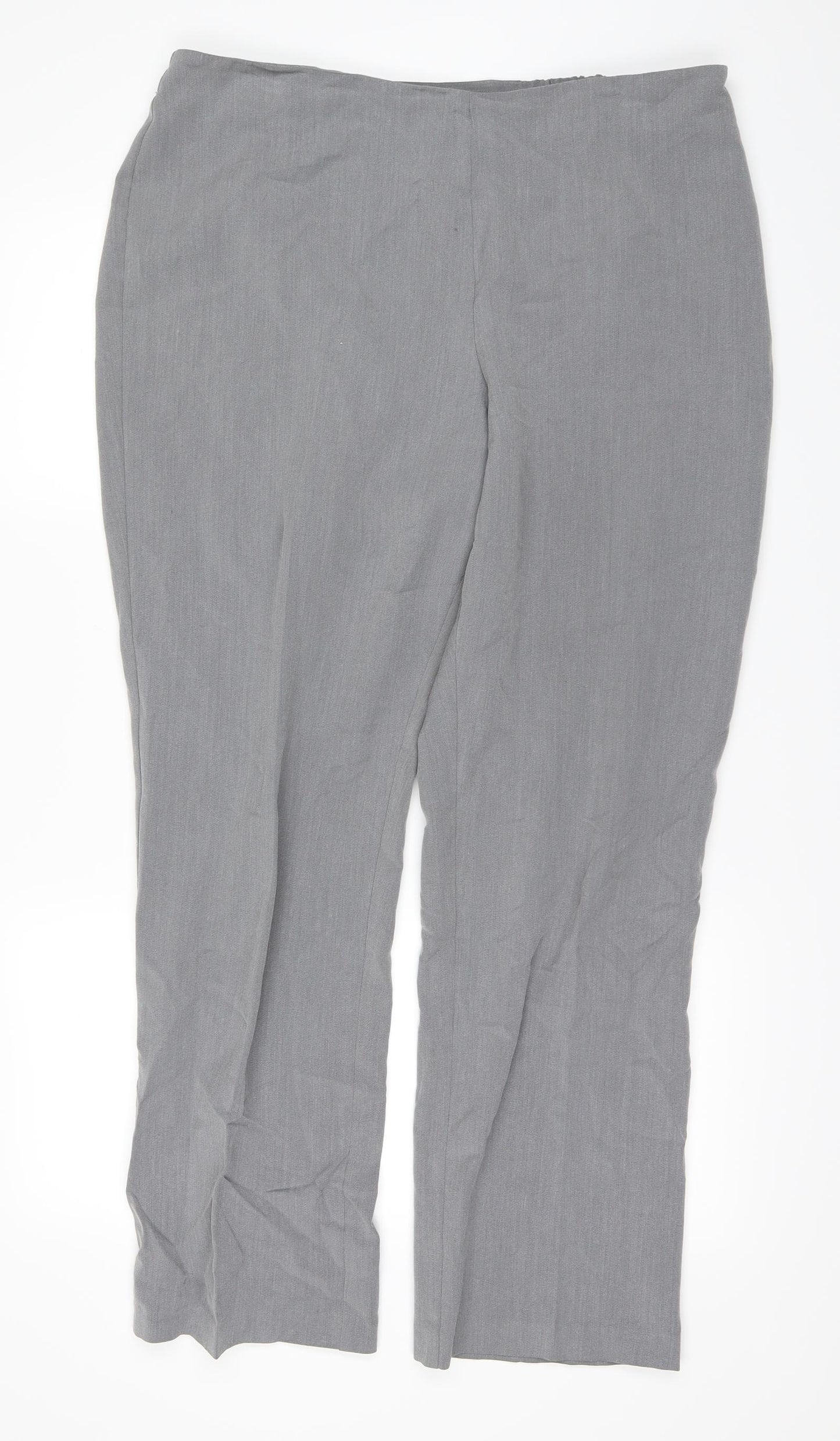 Marks and Spencer Womens Grey   Trousers  Size 16 L29 in