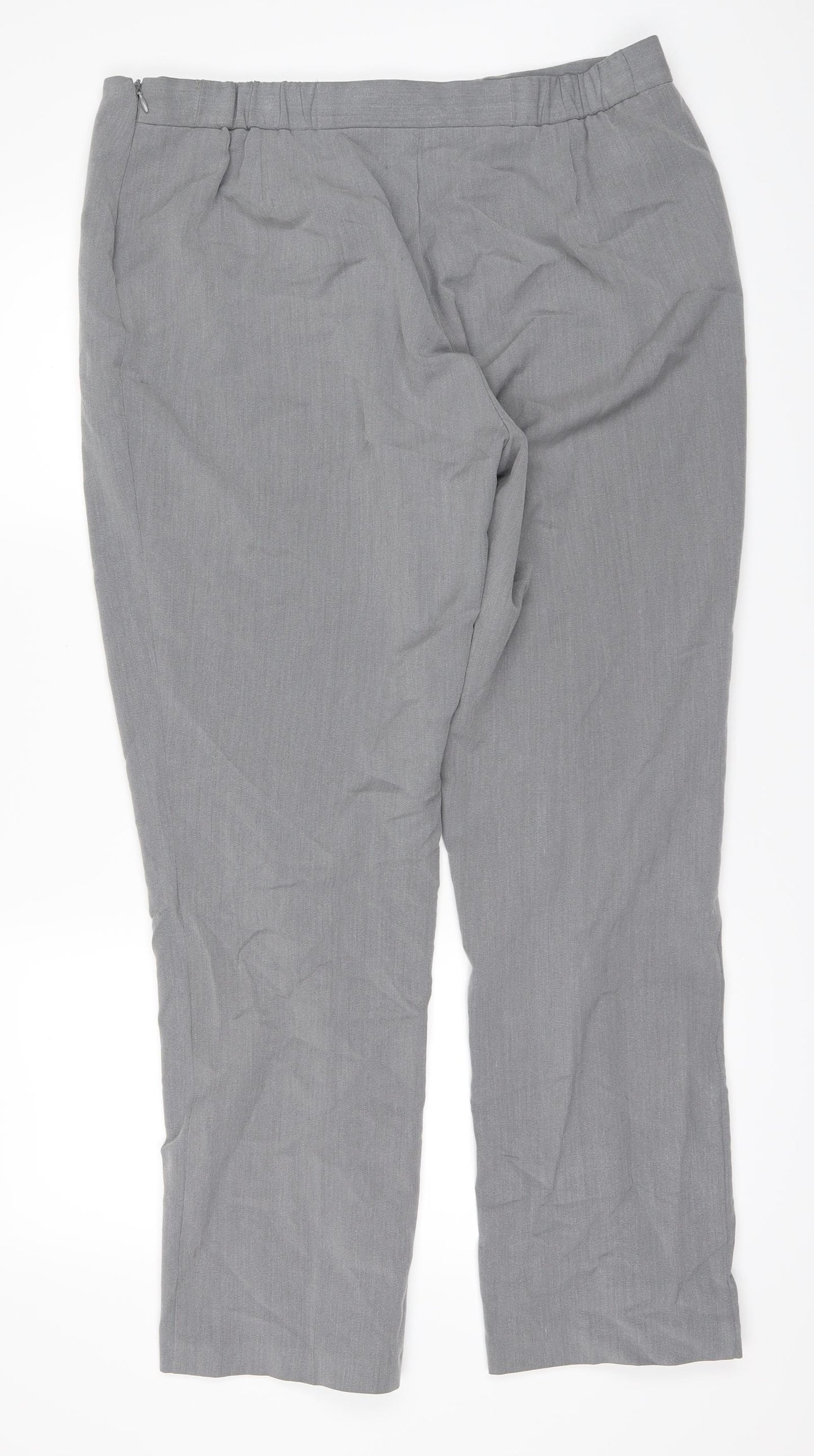 Marks and Spencer Womens Grey   Trousers  Size 16 L29 in
