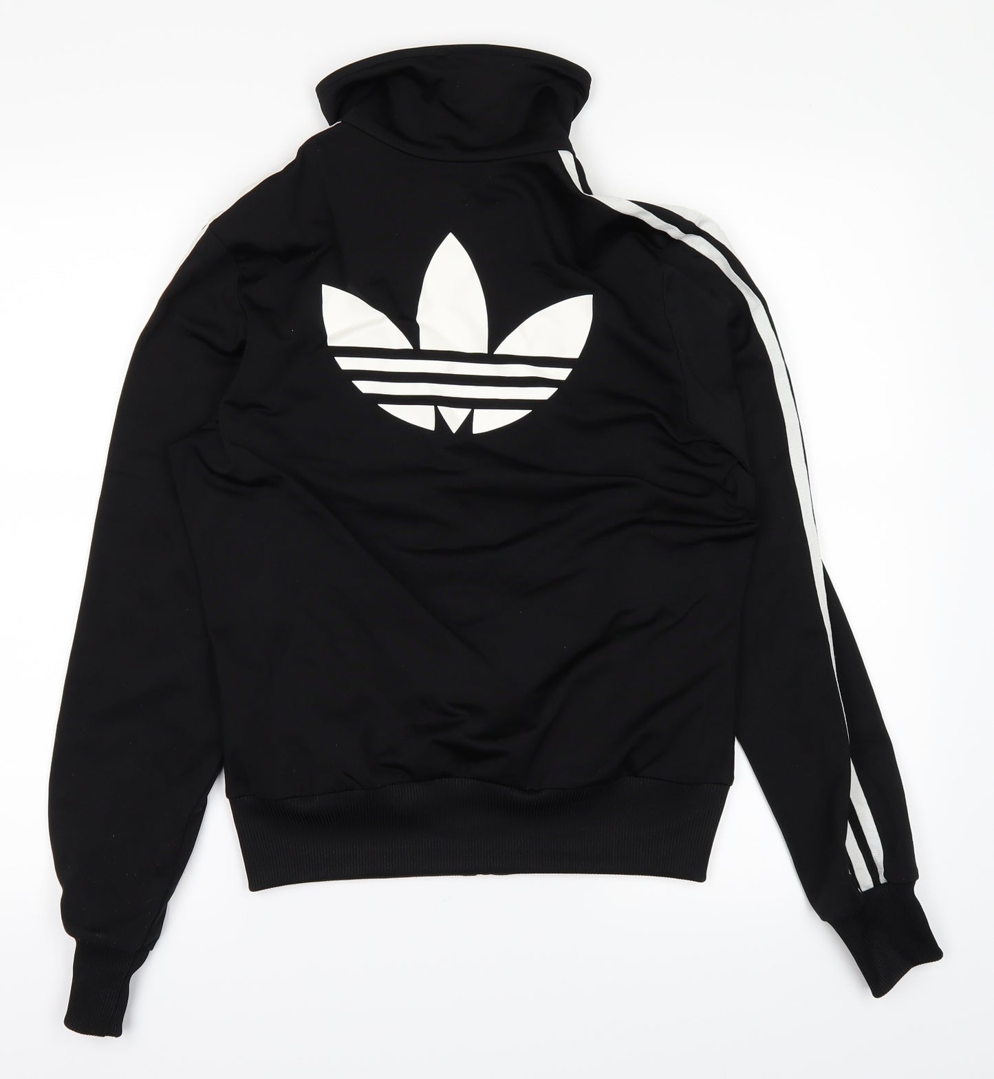 adidas Womens Black   Full Zip Jumper Size 10