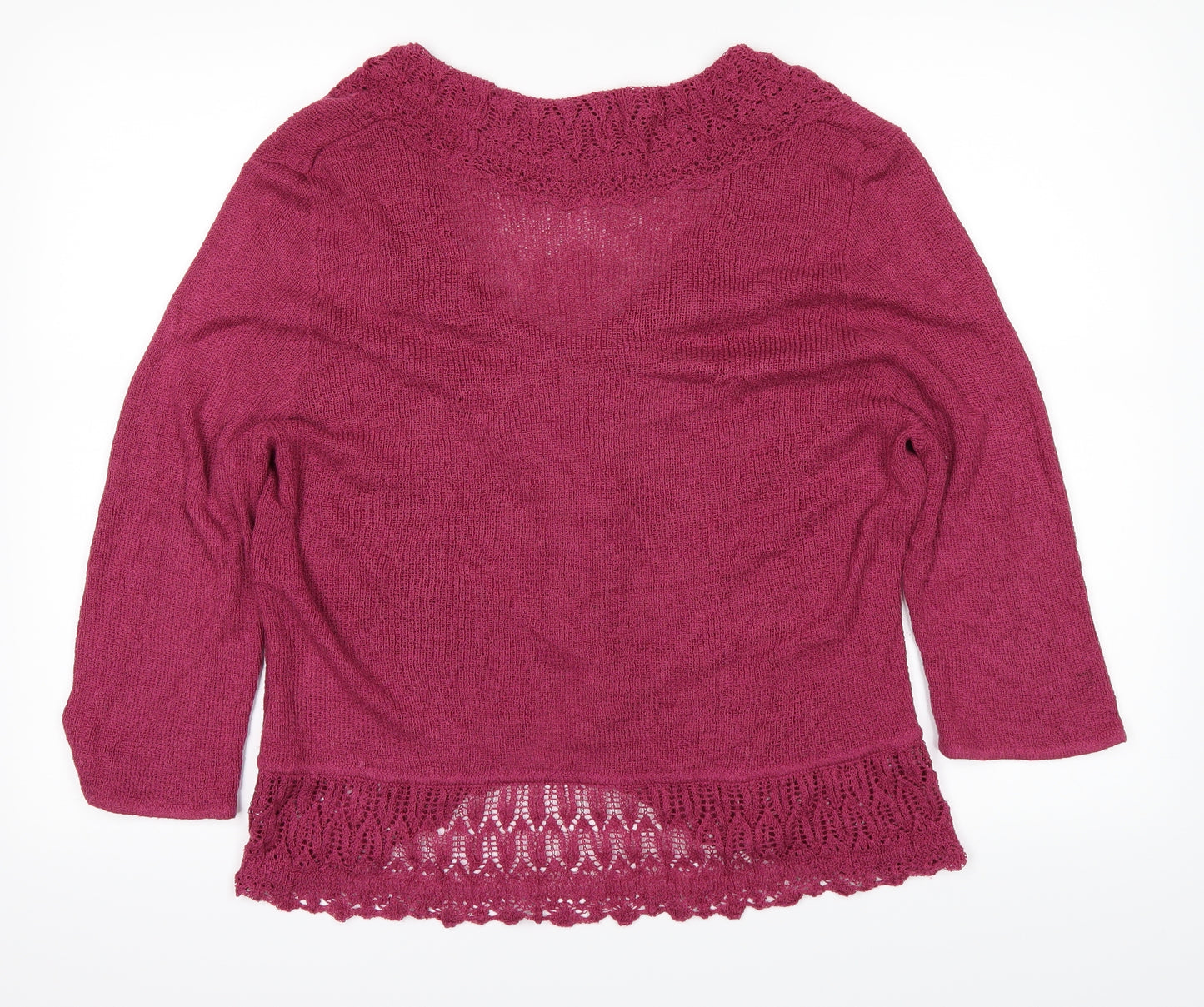 alex &CO Womens Pink   Cardigan Jumper Size 18