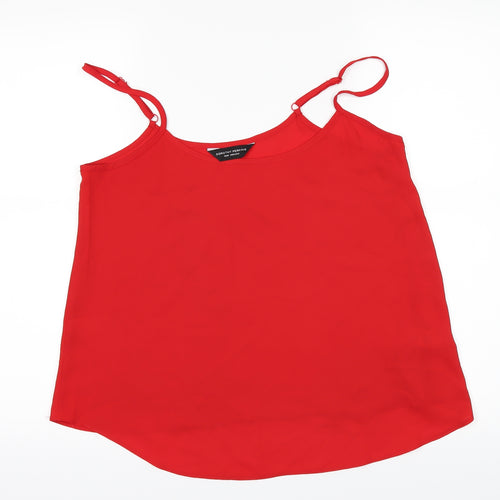 Dorothy Perkins Womens Red   Basic T-Shirt Size 12
