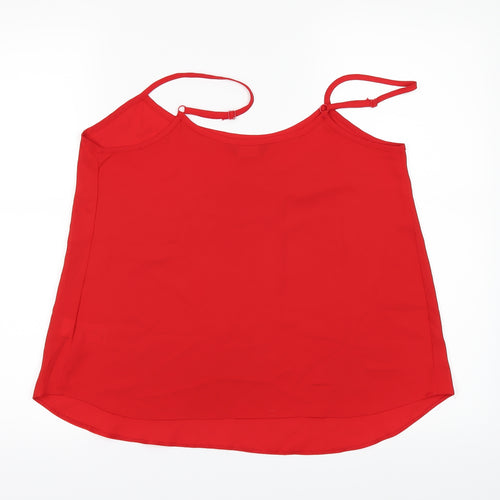 Dorothy Perkins Womens Red   Basic T-Shirt Size 12