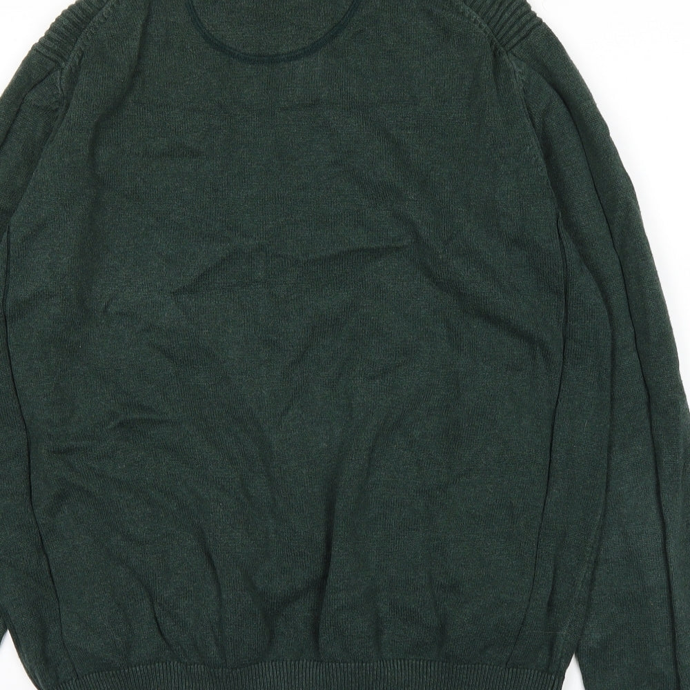 Daniel Hechter Mens Green   Full Zip Jumper Size M