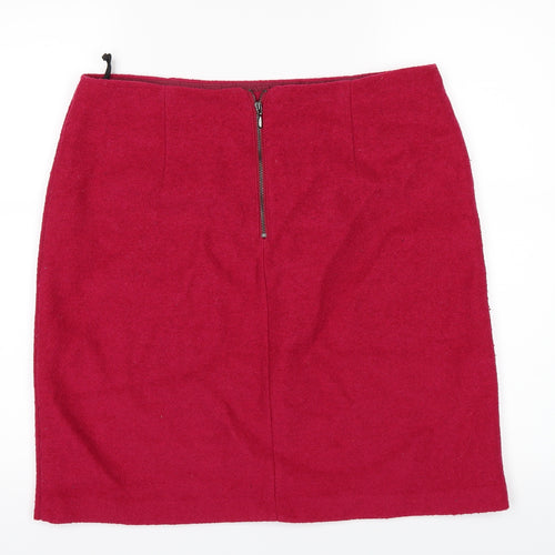 Marks and Spencer Womens Red   Mini Skirt Size 14