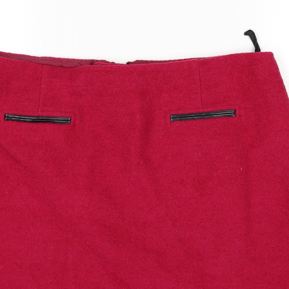 Marks and Spencer Womens Red   Mini Skirt Size 14