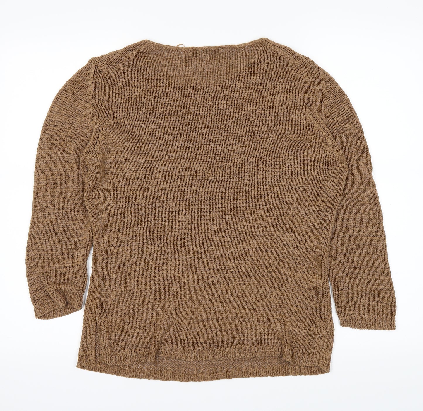 Marks and Spencer Womens Brown   Pullover Jumper Size 12