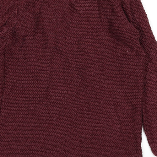 New Look Womens Red   Cardigan Jumper Size 10