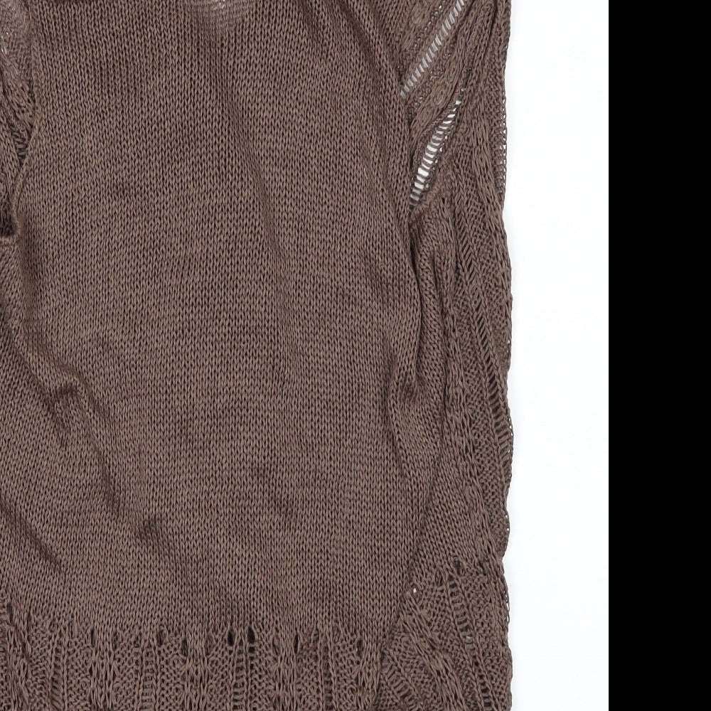 F&F Womens Brown   Cardigan Jumper Size 18