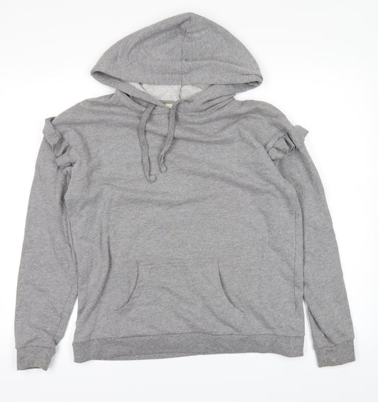 Papaya Womens Grey   Pullover Hoodie Size 10