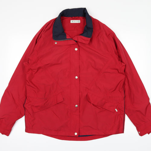 Green Lamb Womens Red   Rain Coat Coat Size M