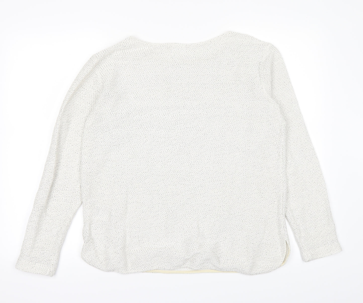 Preworn Womens White   Pullover Jumper Size M