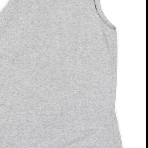boux Womens Grey   Basic Tank Size 12