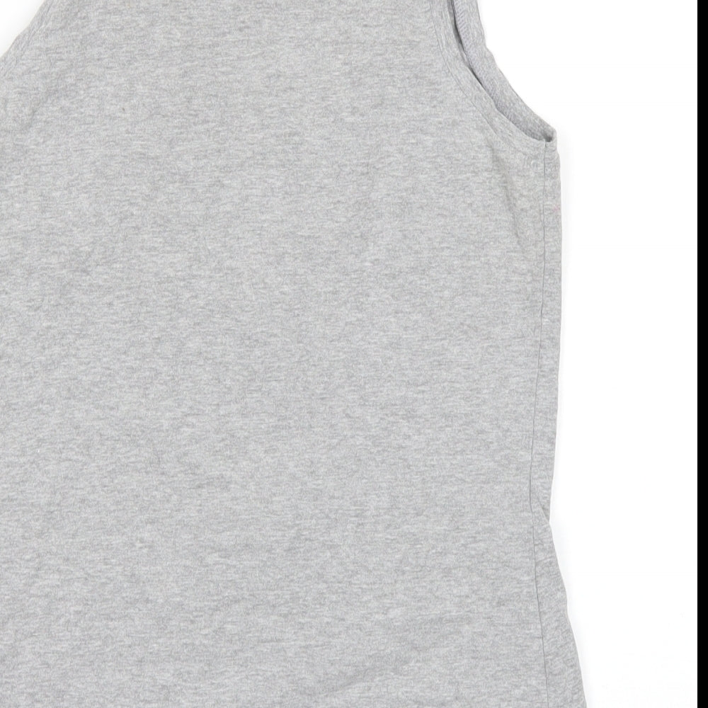 boux Womens Grey   Basic Tank Size 12