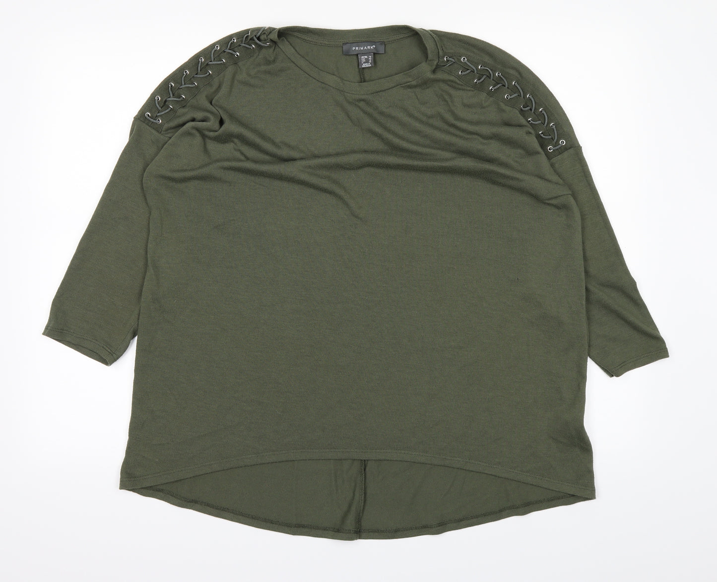 Primark Womens Green   Basic T-Shirt Size 16