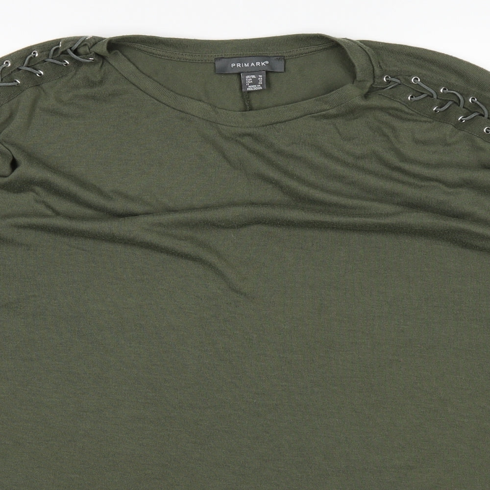 Primark Womens Green   Basic T-Shirt Size 16