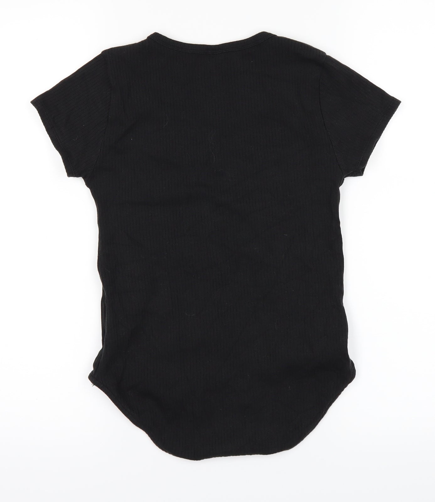 Zara Girls Black   Basic T-Shirt Size 13-14 Years