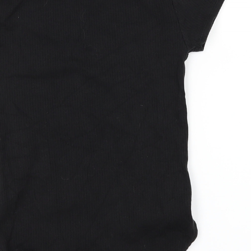 Zara Girls Black   Basic T-Shirt Size 13-14 Years