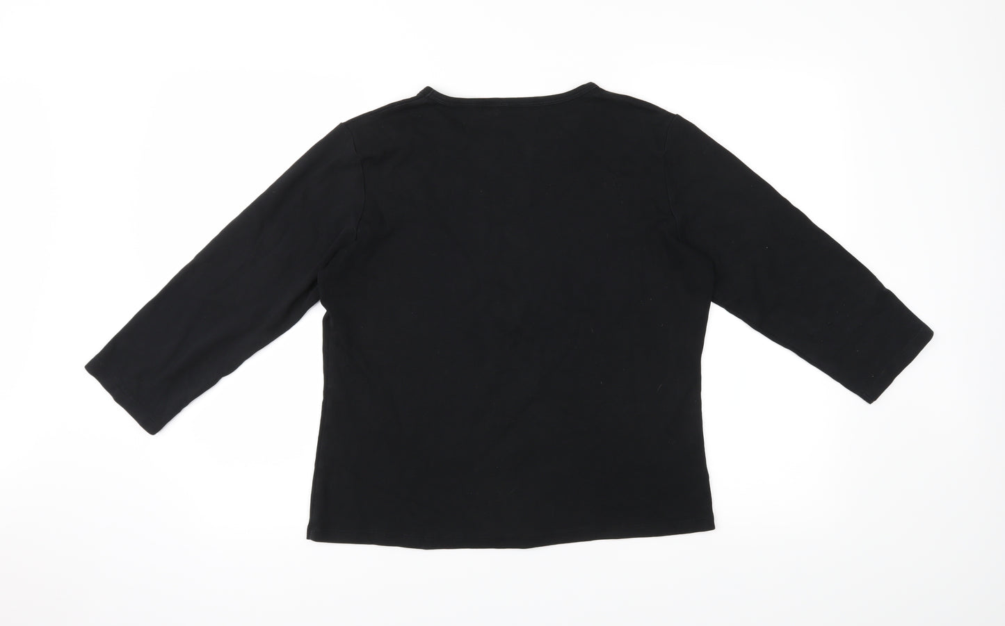 Debenhams Womens Black   Basic T-Shirt Size 16