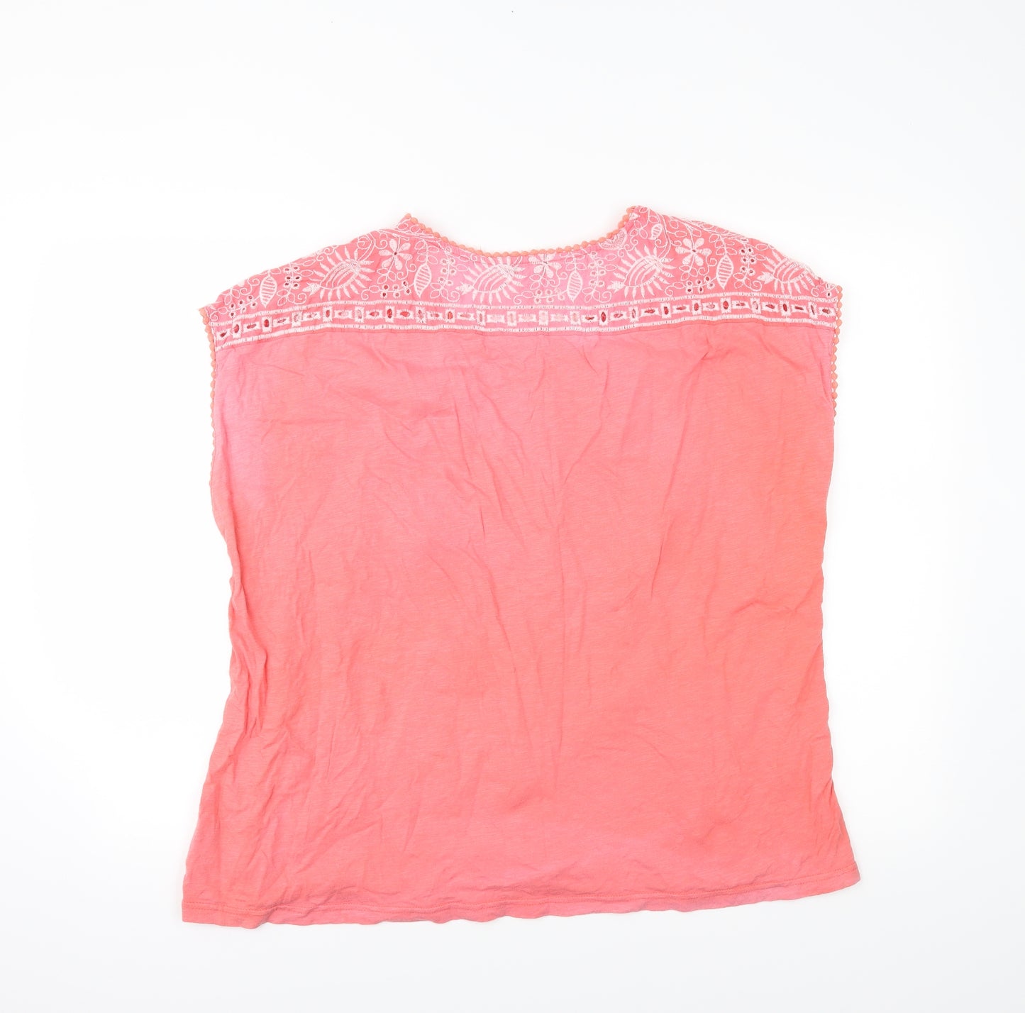 NEXT Womens Pink Floral  Basic T-Shirt Size 22