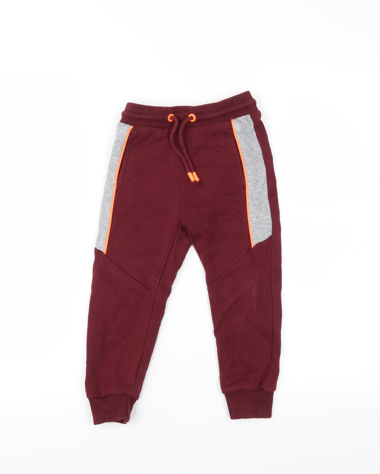 F&F Boys Red   Jogger Trousers Size 3-4 Years