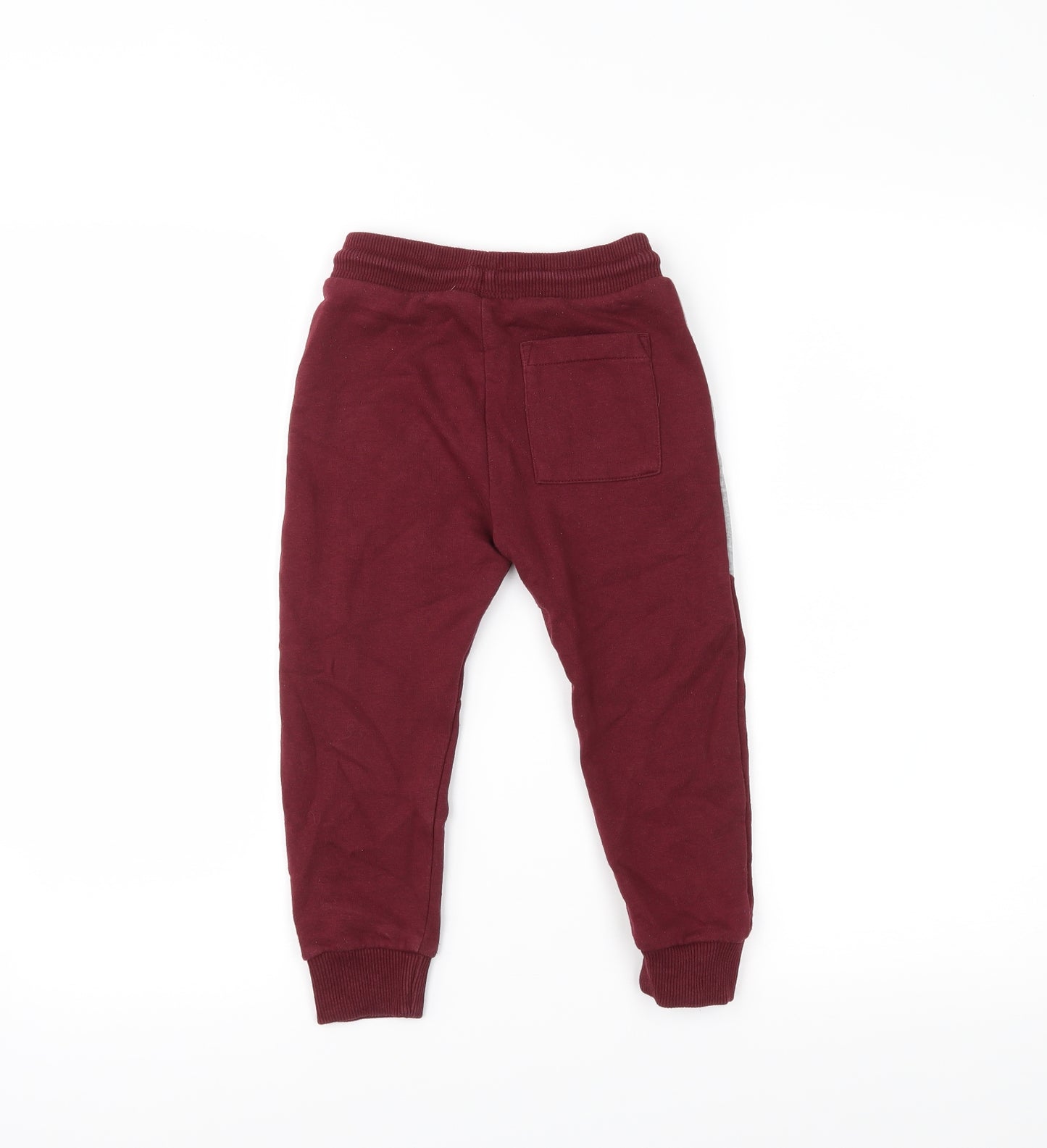 F&F Boys Red   Jogger Trousers Size 3-4 Years