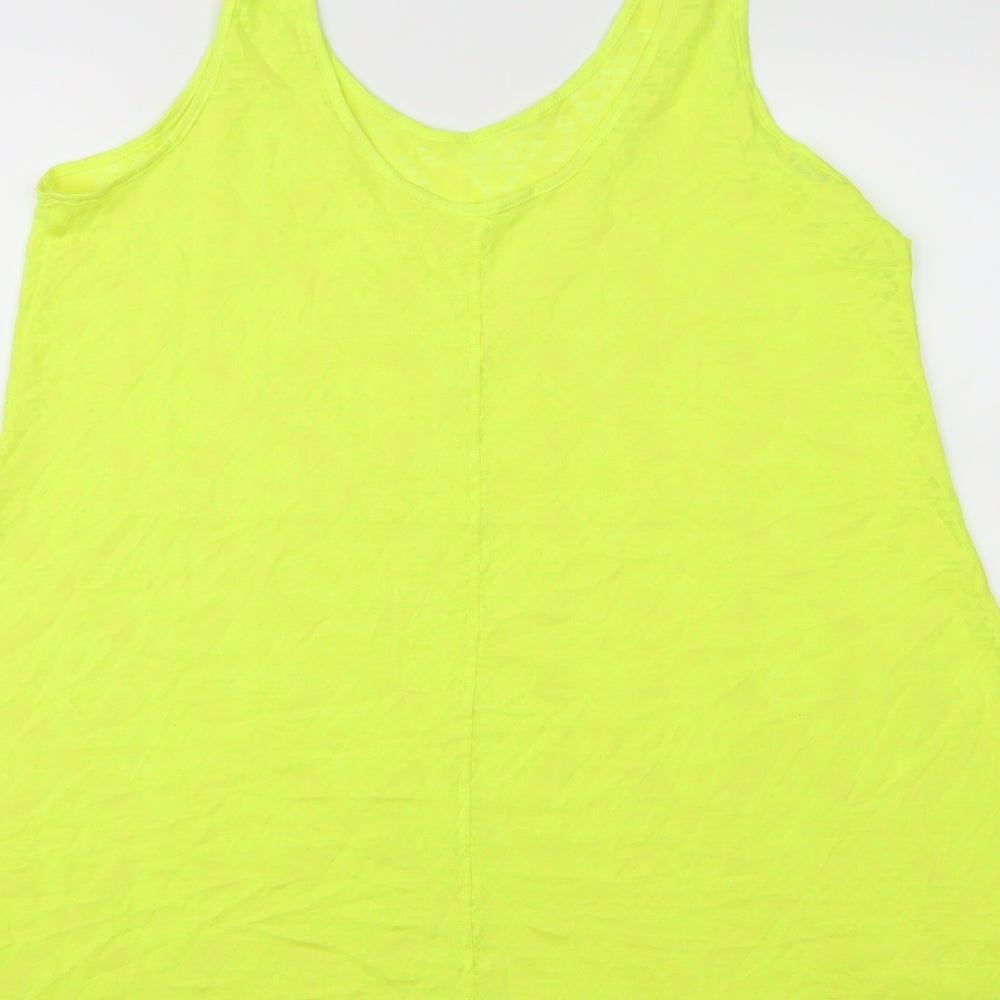 Matalan Womens Yellow   Camisole Tank Size 16