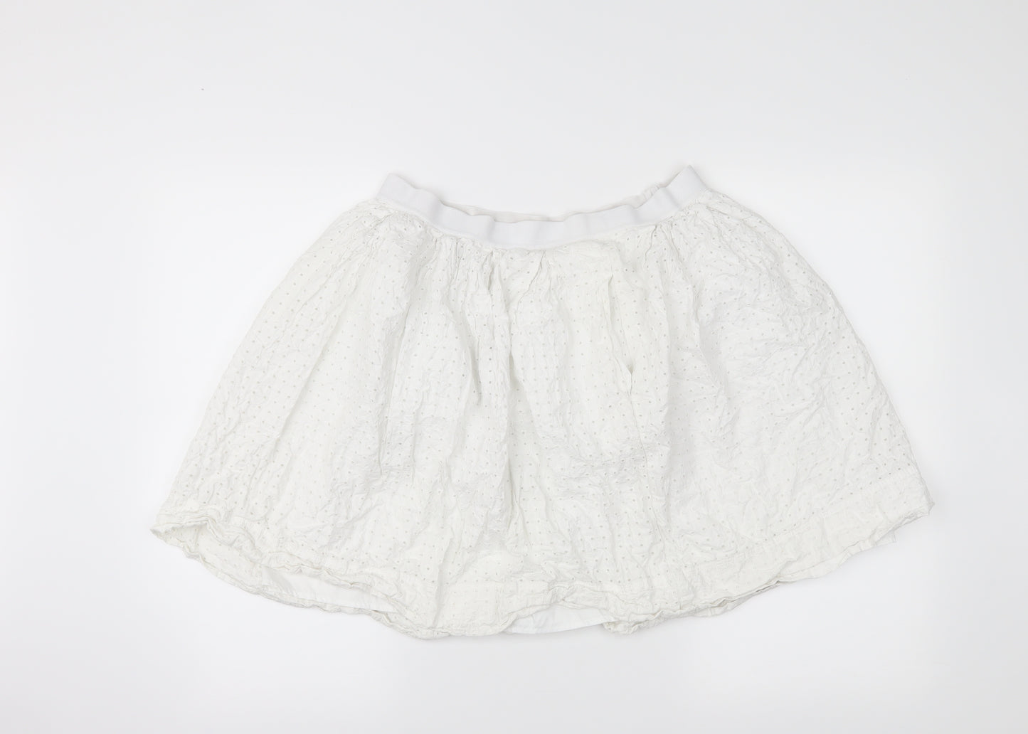 Uniqlo Womens White   Pettiskirt Skirt Size L
