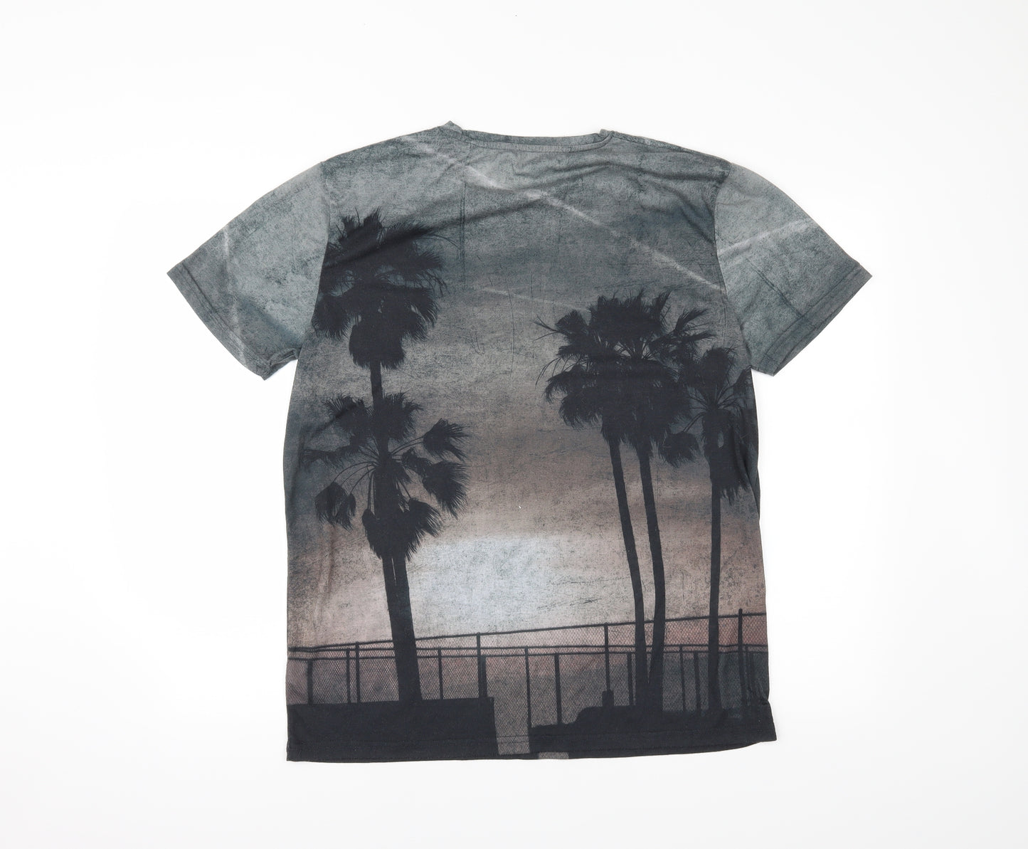 Primark Mens Grey    T-Shirt Size L