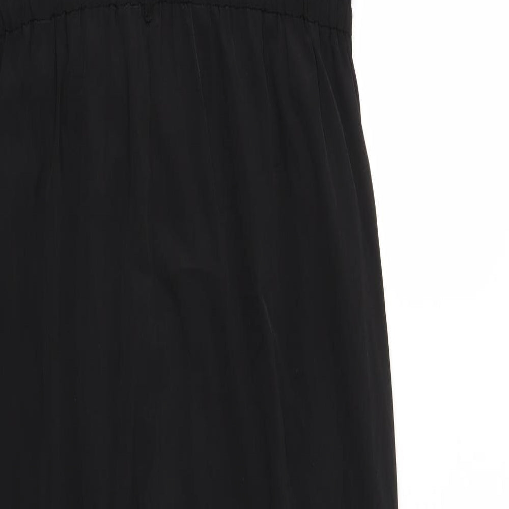Mango Womens Black   Jumpsuit One-Piece Size M L28 in