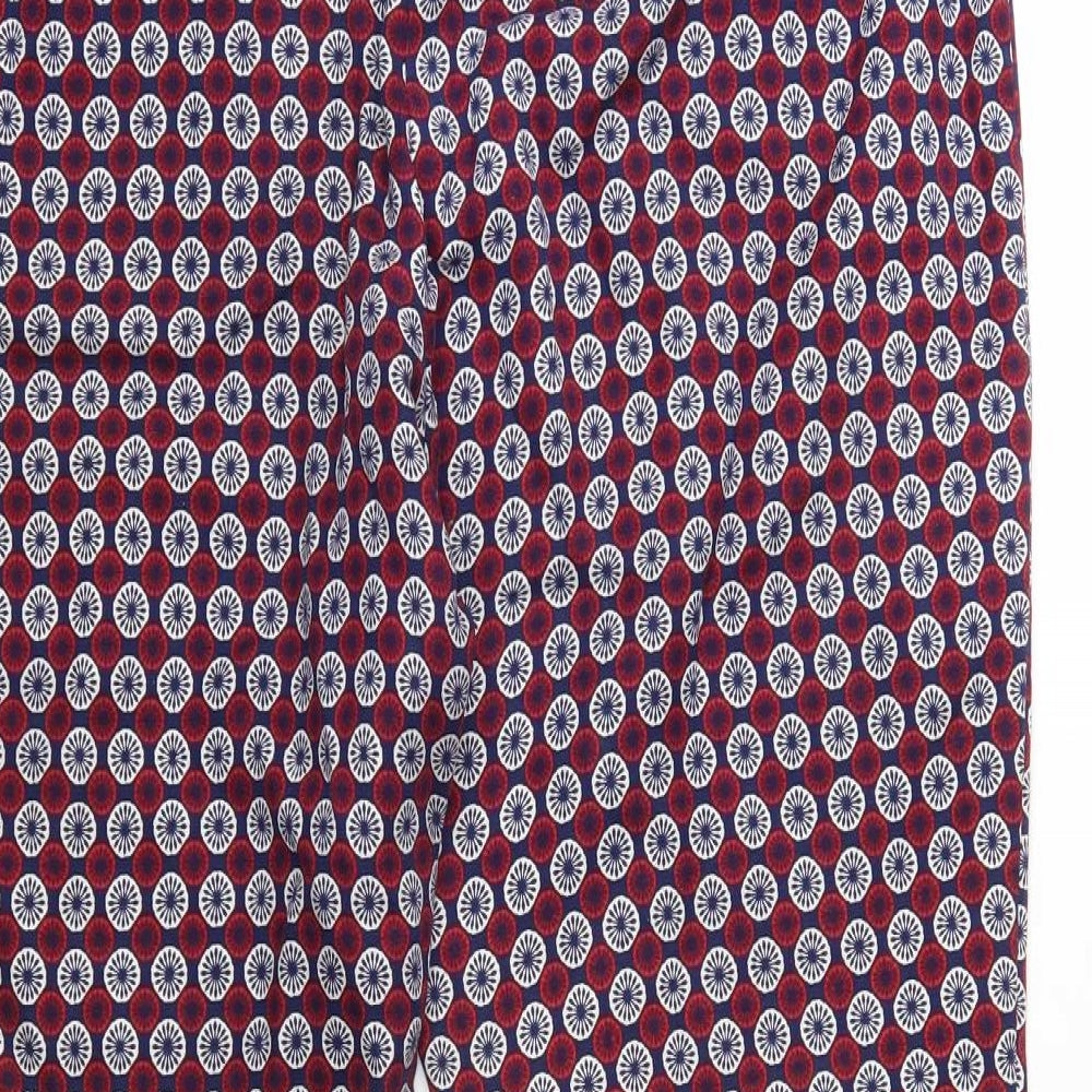 George Womens Red   Cropped Trousers Size 12 L27 in