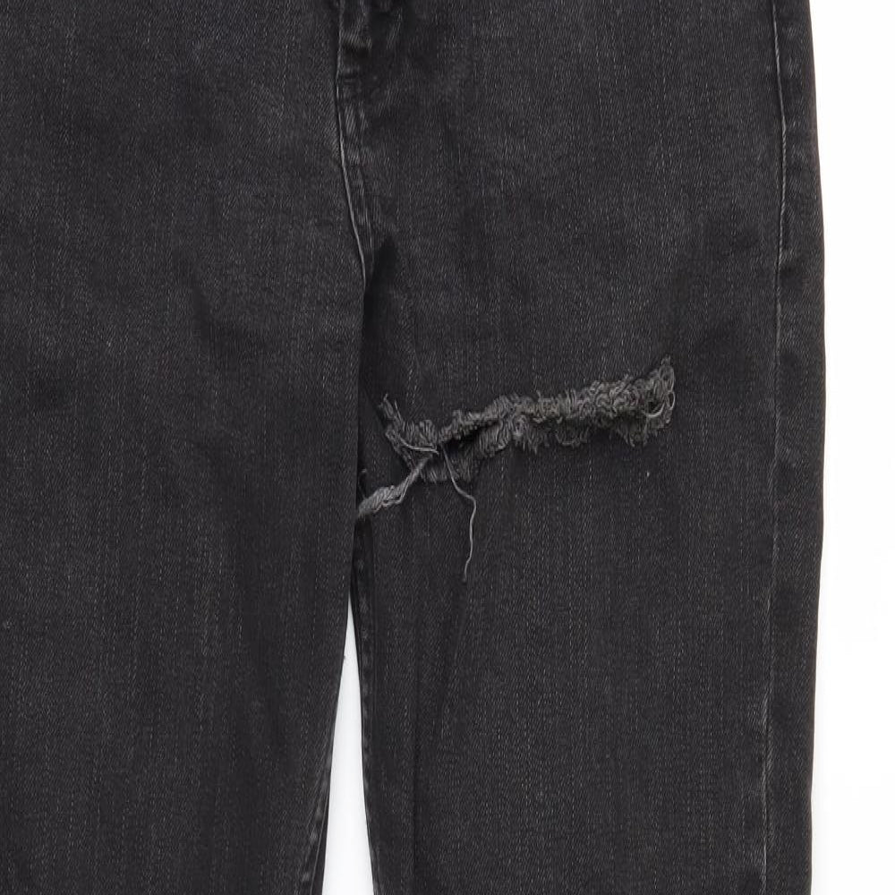 ASOS Mens Black   Straight Jeans Size 28 L32 in