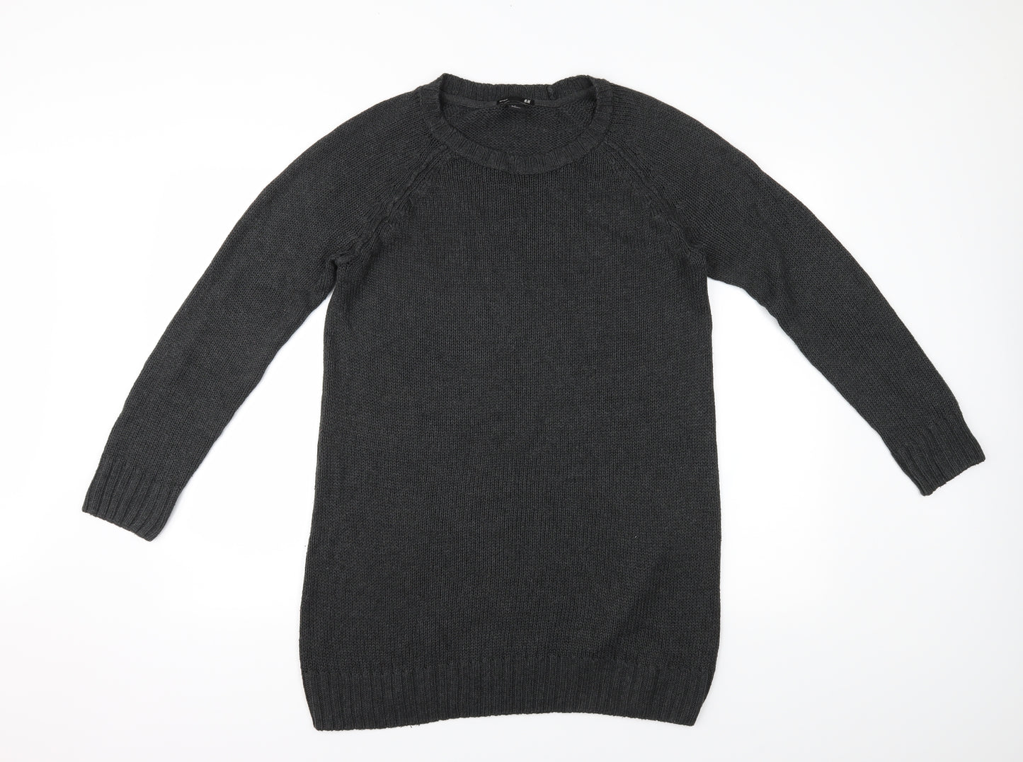 H&M Womens Grey   Pullover Jumper Size M