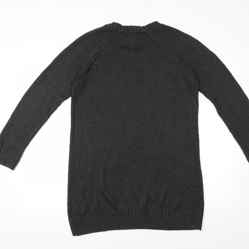 H&M Womens Grey   Pullover Jumper Size M