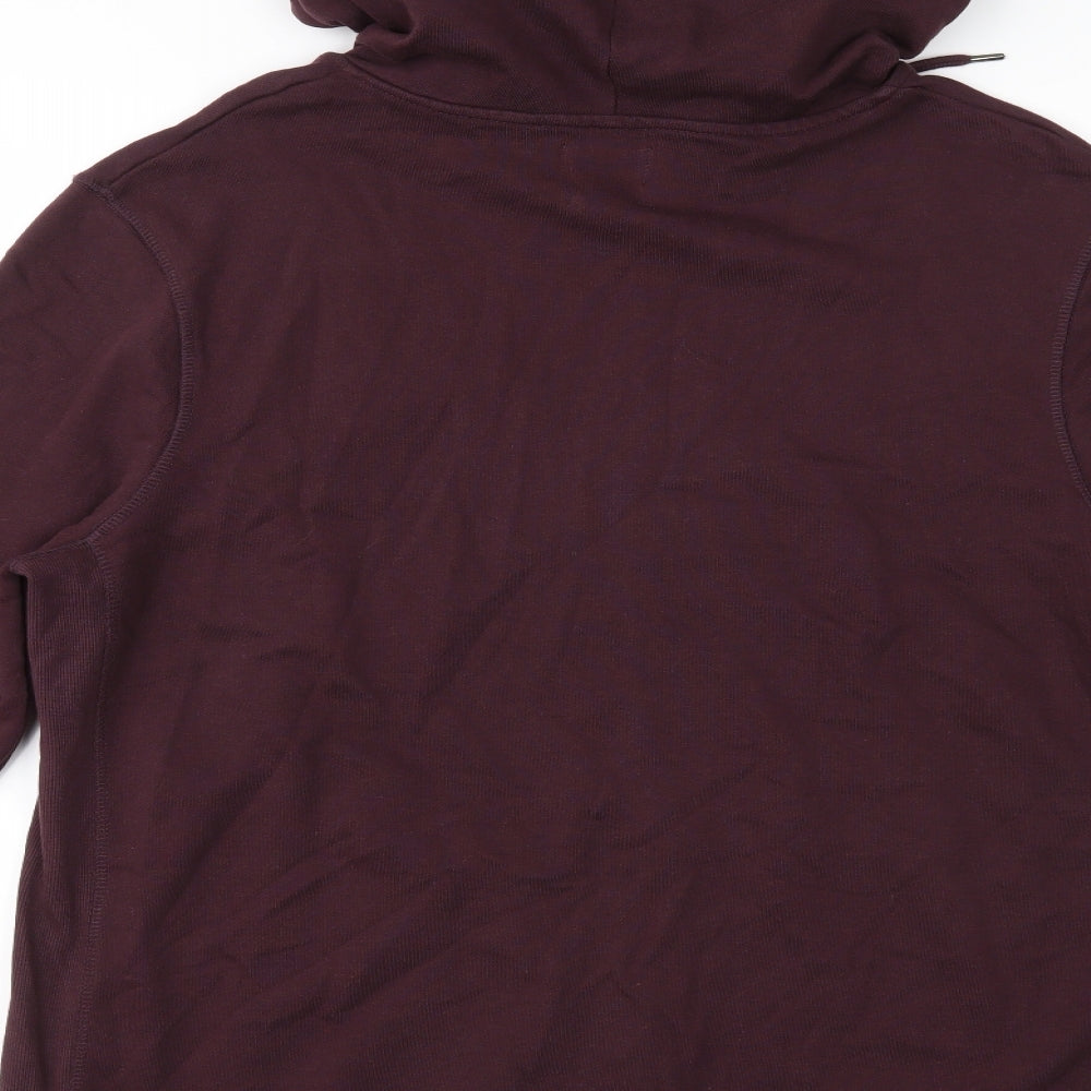 River Island Mens Purple   Full Zip Hoodie Size XL