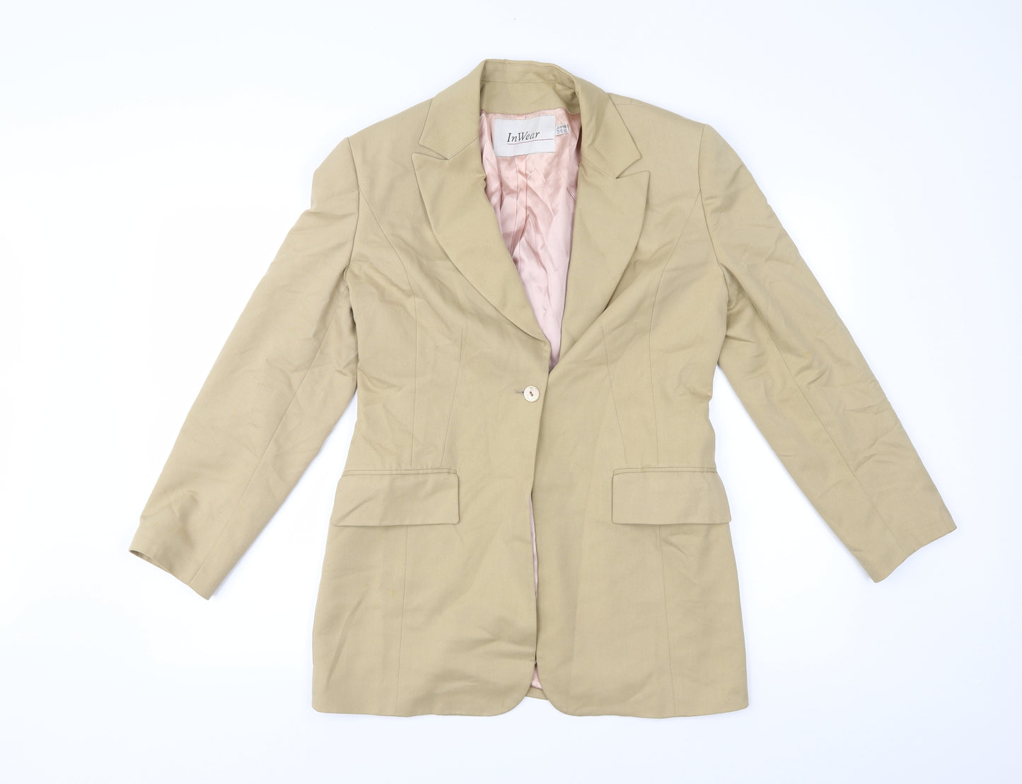 InWear Womens Beige   Jacket Blazer Size 8