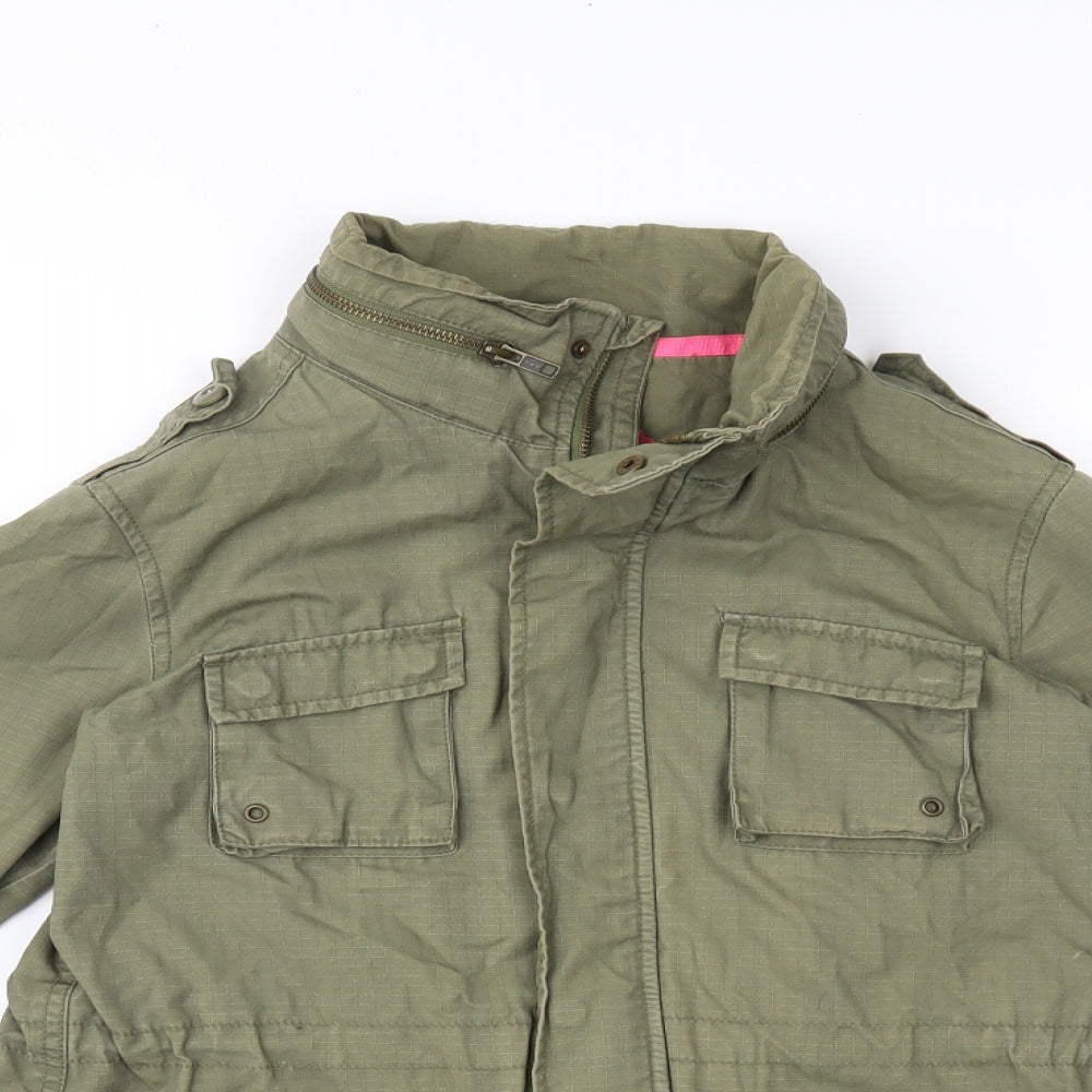 H&M Girls Green   Jacket Coat Size 13 Years