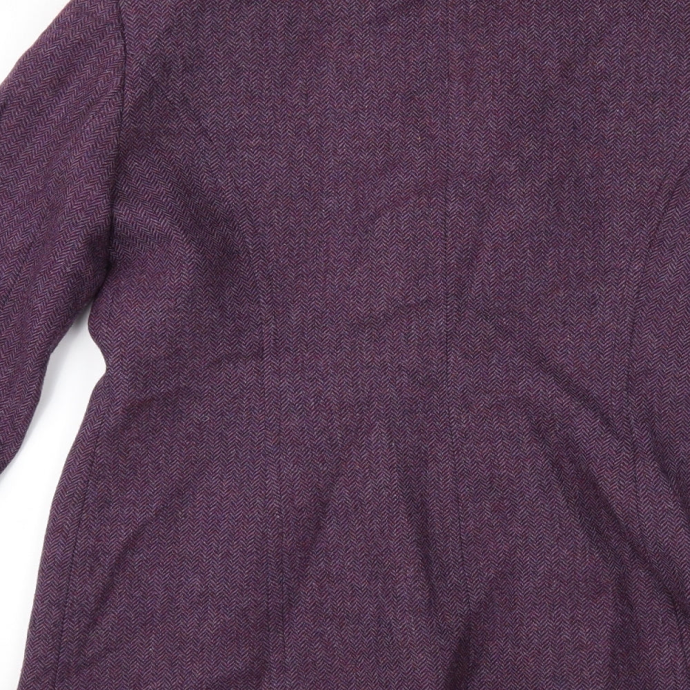 Penny Plain Womens Purple   Jacket Coat Size 10