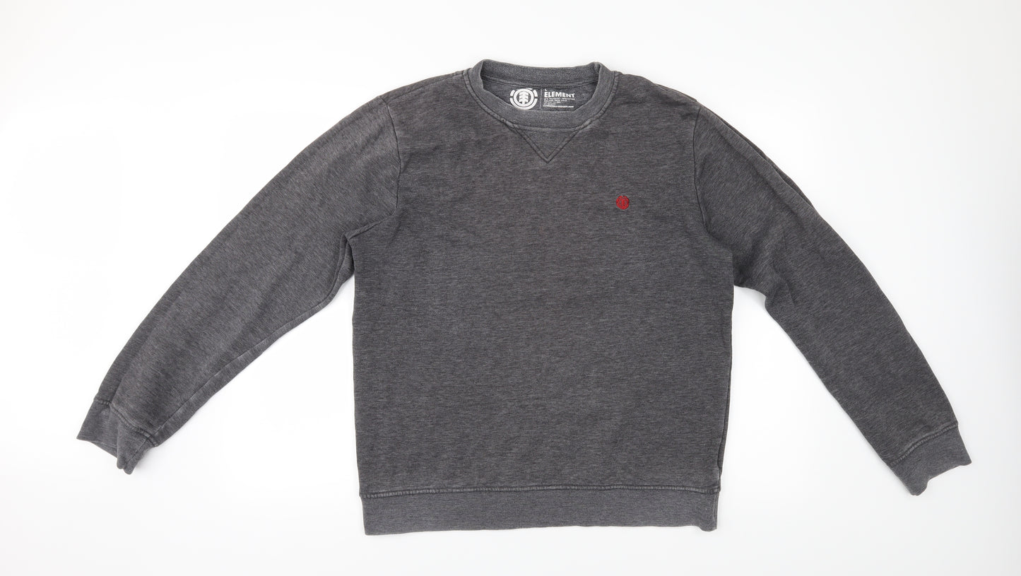Element Mens Grey   Pullover Jumper Size L