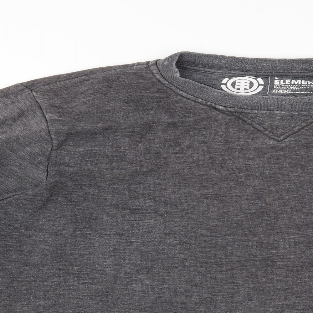 Element Mens Grey   Pullover Jumper Size L